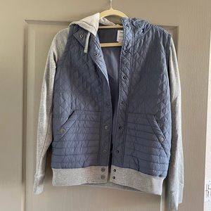RVCA Button Up Hooded Jacket